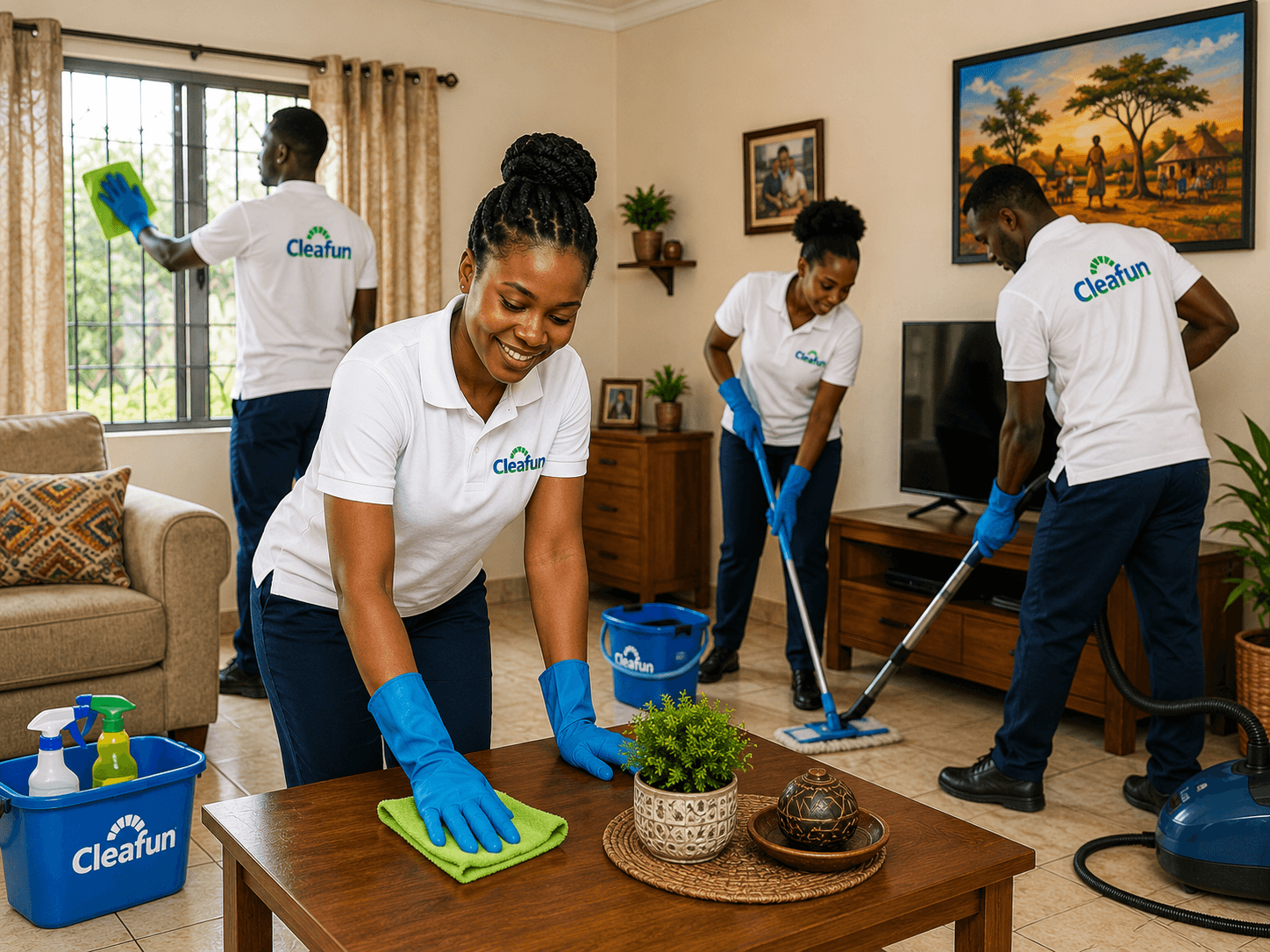 Nettoyage professionnel Cleafun à Douala